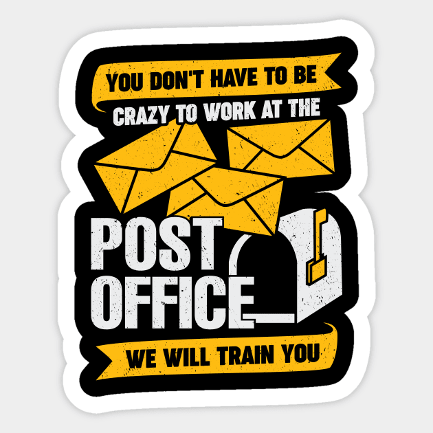 Funny Post Office Postal Worker Gift Sticker by Dolde08